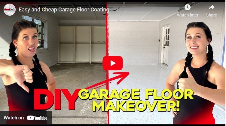 Cheap and Easy DIY Garage Floor Coating